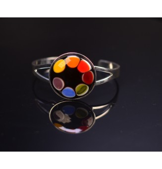 bracelet multicolore rigide...
