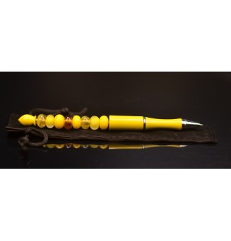 stylo jaune