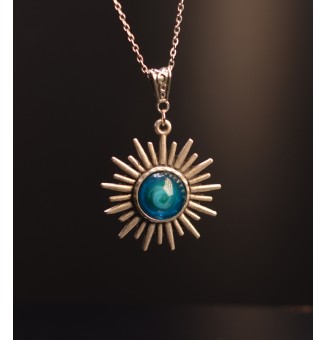 Collier soleil avec perles...