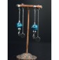 Boucles d'oreilles "Bleu...