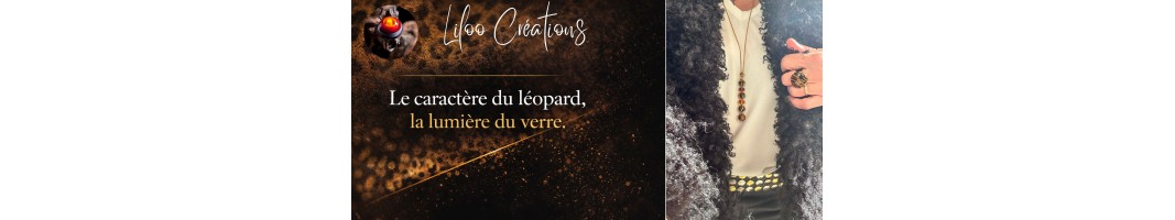 Capsule Léopard – Bijoux artisanaux en verre filé faits main