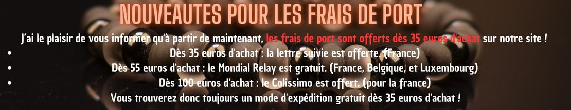 frais de ports offerts